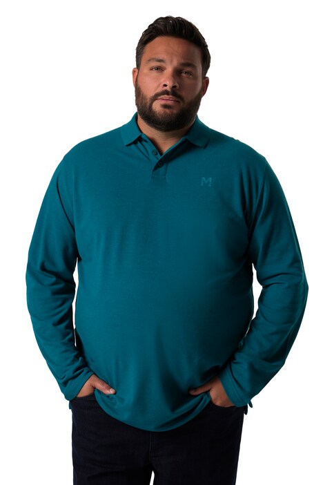 Polokošile Men+, Basic, piké, dlouhé rukávy, do 8XL