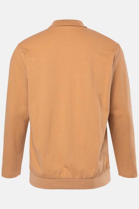 Polo Men+ en maille piquée, ventre confort et manches longues, collection Basic – jusqu'au 8 XL