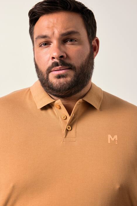 Polo Men+ en maille piquée, ventre confort et manches longues, collection Basic – jusqu'au 8 XL