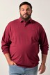 Men+ poloshirt, mavevenlig pasform, Basic, piqué, lange ærmer, op til 8XL