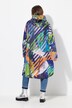 Funksjons-regnkappe, unisex, trykk, hette