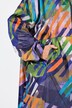 Funksjons-regnkappe, unisex, trykk, hette