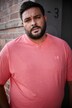 Men+ T-skjorte, basic, halve ermer, rund hals, opptil 8 XL