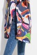 Functional Unisex Hooded Rain Cape With Print