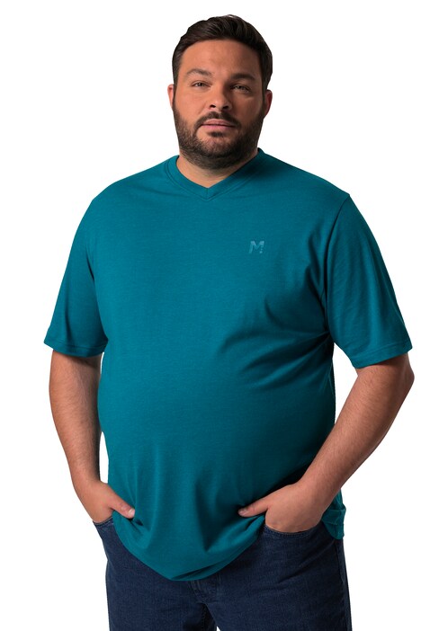 Tričko Men+, Basic, krátké rukávy, výstřih do V, do 8XL