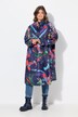 Funksjons-regnkappe, unisex, trykk, hette