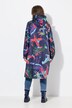 Funksjons-regnkappe, unisex, trykk, hette
