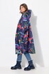 Funksjons-regnkappe, unisex, trykk, hette