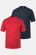 T-shirt basic Men+ in confezione doppia con scollo a girocollo e mezze maniche, disponibili fino alla tg. 8XL