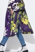 Funksjons-regnkappe, unisex, trykk, hette