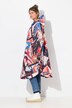 Funksjons-regnkappe, unisex, trykk, hette