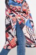Funksjons-regnkappe, unisex, trykk, hette
