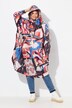 Funksjons-regnkappe, unisex, trykk, hette