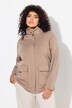 Veste en molleton oversize, col montant et manches longues