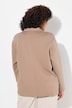 Veste en molleton oversize, col montant et manches longues