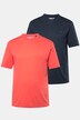 Men+ T-shirt, Basic, pakke med 2, korte ærmer, V-udskæring, op til 8XL