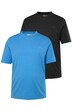 Men+ T-shirt, basic, 2-pack, halve mouw, V-hals, tot 8XL