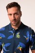 JP1880 Poloshirt, Halbarm, Piqué, Alloverprint, bis 8 XL