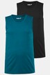 Men+ camiseta sin mangas, Basic, pack de 2, cuello redondo, hasta la 8 XL