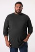 Men+ langærmet T-shirt, Basic, rund hals, op til str. 8 XL