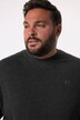 Men+ langærmet T-shirt, Basic, rund hals, op til str. 8 XL