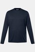 Men+ camiseta de manga larga, Basic, cuello redondo, hasta la 8 XL