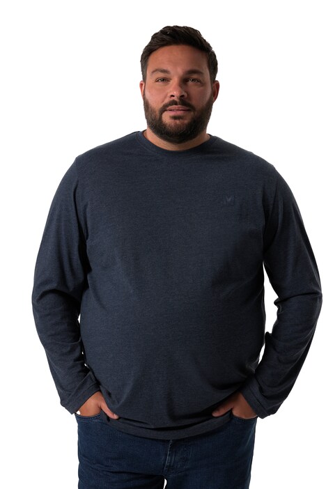 Tričko Men+, dlouhé rukávy, Basic, kulatý výstřih, do 8XL