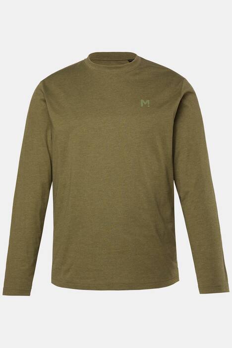 T-shirt Men+, col rond et manches longues, collection Basic - jusqu'au 8 XL