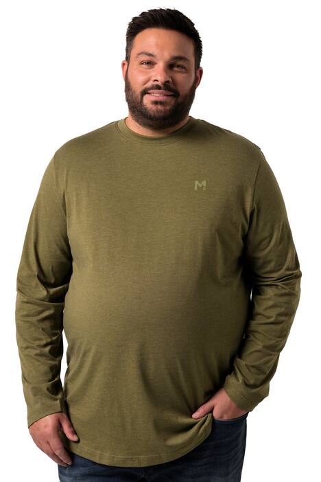 Tričko Men+, dlouhé rukávy, Basic, kulatý výstřih, do 8XL