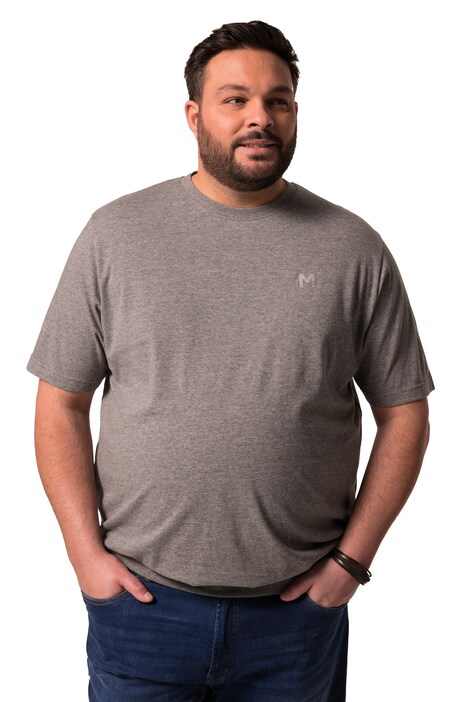 Tričko Men+, břišní střih, Basic, krátké rukávy, do 8XL