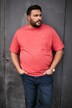 Men+ T-skjorte, magepassform, basic, halve ermer, opptil 8 XL