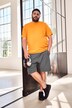 Men+ T-skjorte, magepassform, basic, halve ermer, opptil 8 XL