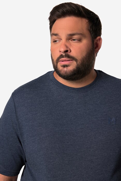 Men+ T-shirts, set van 2, Buik-Fit, basic, korte mouwen, tot 8XL