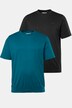 Men+ T-shirts, pakke med 2, mavevenlig pasform, Basic, korte ærmer, op til 8XL