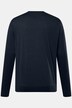 Men+ langærmet T-shirt, mavevenlig pasform, specialsnit, Basic, rund hals, op til 8XL