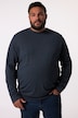 Men+ langærmet T-shirt, mavevenlig pasform, specialsnit, Basic, rund hals, op til 8XL