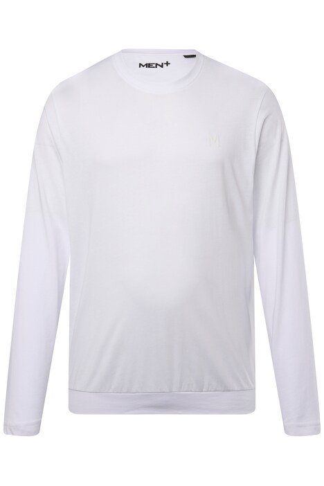 Tričko Men+, dlouhé rukávy, břišní střih, Basic, kulatý výstřih, do 8XL