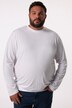 Men+ camiseta de manga larga, Bauchfit, corte especial, Basic, cuello redondo, hasta la 8 XL