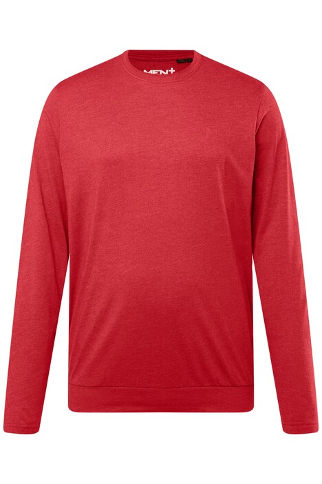 Tričko Men+, dlouhé rukávy, břišní střih, Basic, kulatý výstřih, do 8XL