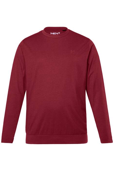 Tričko Men+, dlouhé rukávy, břišní střih, Basic, kulatý výstřih, do 8XL