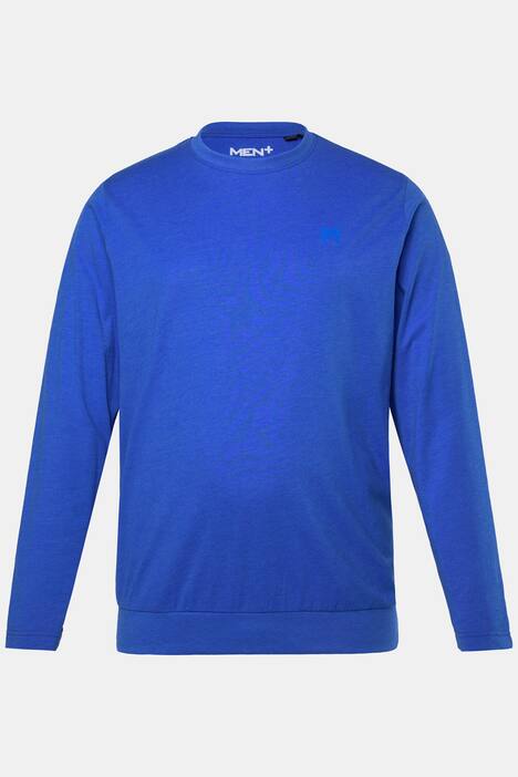 Men+ shirt met lange mouwen, Buik-Fit, speciaal model, basic, ronde hals, tot 8XL