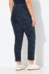 Boyfriend jeans, rozenmotief, comfortabele tailleband