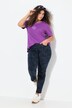 Boyfriend jeans, rozenmotief, comfortabele tailleband