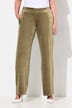 Pantaloni in velluto con cintura elastica e taglio della gamba ampio