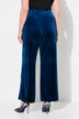 Pantalon en velours, jambe large, taille élastique