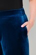 Pantalon en velours, jambe large, taille élastique