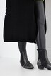 Long cardigan with peace pattern on the back and open front