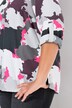 Blouse, camouflageprint, tuniekhals