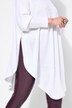 Pullover, poncho-stil, kabelmønster, tilspidset kant