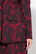 Blazer en jersey, texture côtelée, imprimé all-over